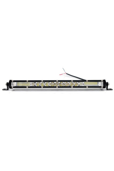 Flexzon Μπάρα LED Λεπτή 90 Βατ 10-30 Βολτ DC Ψυχρό Λευκό Κομπό / Φλουντ / Σπο...