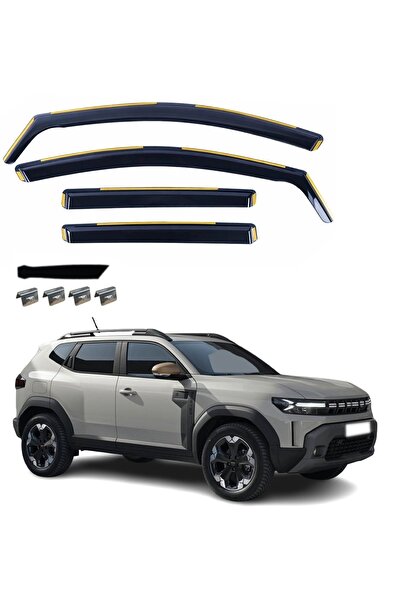 Flexzon Ανεμοθραύστες για DACIA DUSTER MK3 2024 - 2026 4 τεμάχια. FZVETRBR0105