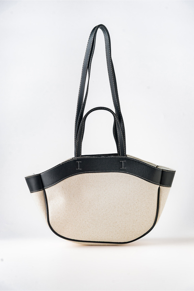 Tecer Bag Kadın Çift Saplı Fermuarlı Mini Tote Çanta