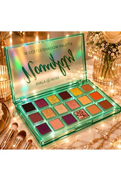 max elegance Shimmering Eyeshadow for a Stunning Look with 18-Color Eyeshadow...