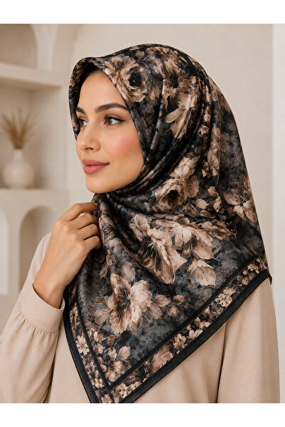 BUTİKBEGENN 90-90 cm Kaliteli Pamuk Soft Kumaş Eşarp