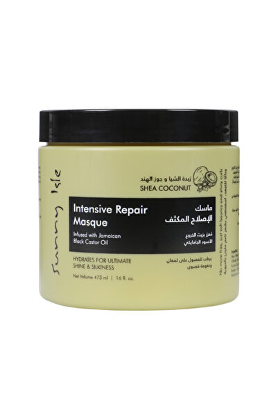 Sunny Isle Saniail, Hair Mask, Intensive Repair, with Shea Butter and Coconut...