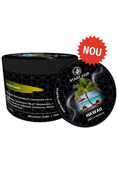 Start Kaif Aroma Narghilea StartKaif, Hawaii, din celuloza, fara nicotina sau...
