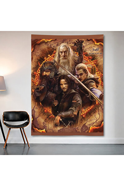 Geek Cultcha The Hobbit Wall Cloth Wall Tapestry First Quality Satin Fabric P...