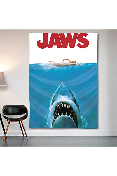 Geek Cultcha Jaws Minimal Movie Poster Wall Covering Wall Tapestry First Qual...