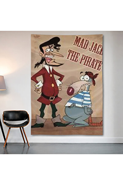 Geek Cultcha Mad Jack the Pirate Wall Covering Wall Tapestry First Quality Sa...