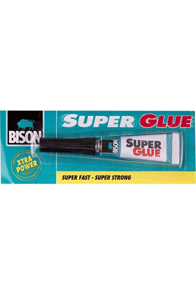 Bison Super Glue 2g â€“ Instant Strong Adhesive for Plastics, Metal, Wood, Ce...