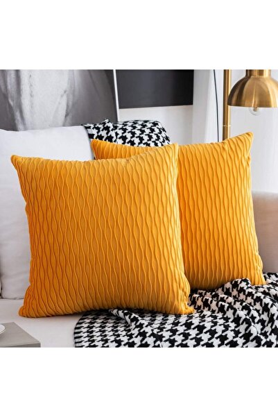 Arabest 2-Pack Cushion Covers with Inserts,Square Linen Modern Home Decor,Dec...