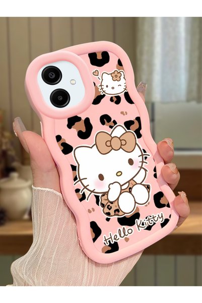 Hontinga Samsung Galaxy A06 Compatible Case Camera Protector Pink Silicone Co...