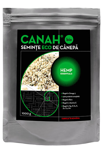 Canah Seminte Decorticate de Canepa Ecologice/Bio 1kg