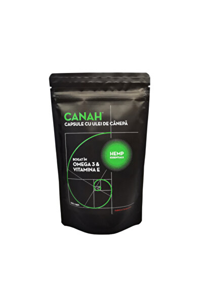 Canah Capsule cu Ulei de Canepa 180cps