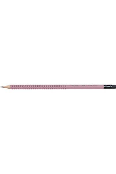 OEM Creion grafit Faber Castell Grip 2001 B cu radiera roz 12 buc