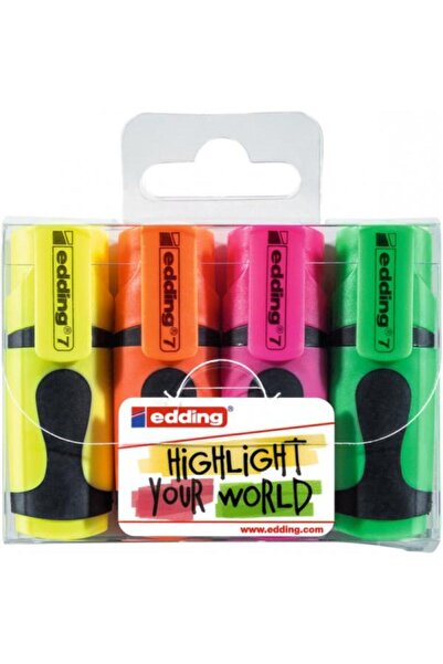 Edding Mini iluminator, 4 culori