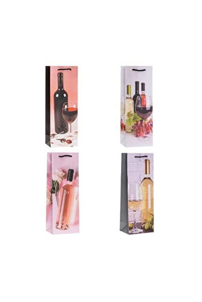 OEM Punga cadou Rozette multicolor 12x36x9cm set