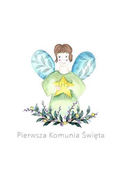 Clear Creations Karnet de comunie / felicitare 159x159 mm, cu cristalin Swaro...