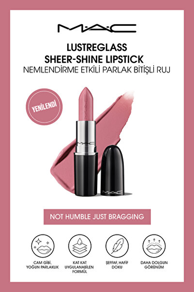 M.A.C Lustreglass Sheer-Shine Lipstick - Nemlendirme Etkili Parlak Bitişli Ru...