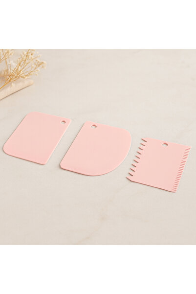 Generic Brand Plastic Dough Cutter and Scraper Set of 3