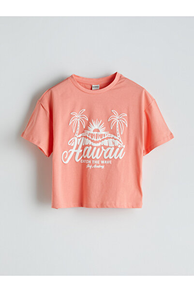 LC Waikiki Tricou de fete cu guler rotund