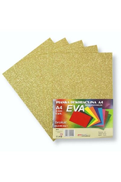 PENWORD Spuma decorativa EVA Penword, foi A4, cu sclipici, biodegradabila, 2 ...