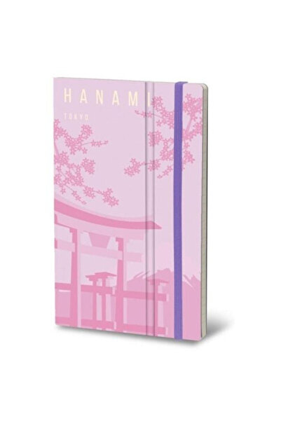 OEM Caiet Stifflex Hanami Tokyo, coperta tare, 192 pagini, 13x21 cm, Multicolor