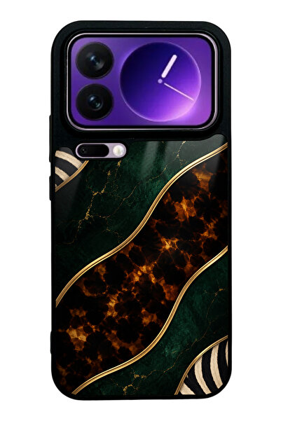 Spoyi Xiaomi 17 Pro Max Emerald Luxe Tasarımlı Glossy Telefon Kılıfı