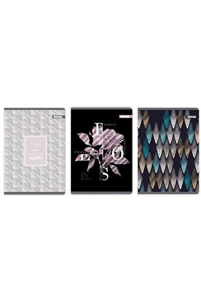 Beniamin Set 5 caiete Metaliza, A4, 60 file, cu patratele, mix modele, Multic...