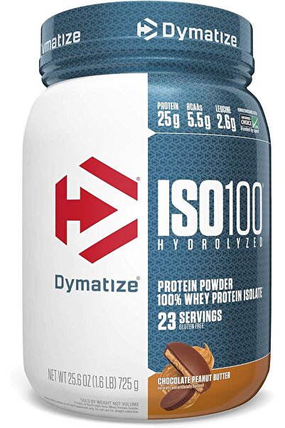 Dymatize بروتين مصل اللبن المتحلل ISO 100، 100% بروتين مصل اللبن المعزول، بنك...