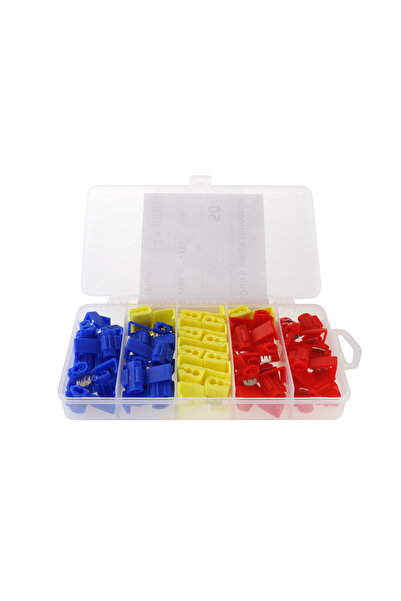 AMIO Set conectori electrici rapizi 50 buc, quick splice pentru fire izolate,...