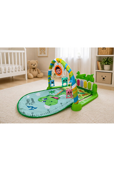 Salamandra Kids Στρώμα για κέντρο δραστηριοτήτων μωρού, φώτα και πιάνο, αισθη...
