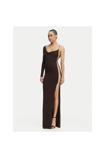 Elisabetta Franchi Rochie de seară pentru femei ABR4762E2 Maro