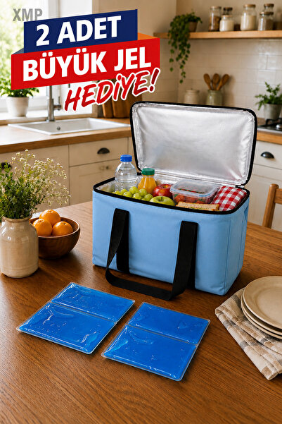 XMP 40 Lt Thermal Cooler Bag |   Insulated Picnic, Camping, Beach, and Daily ...