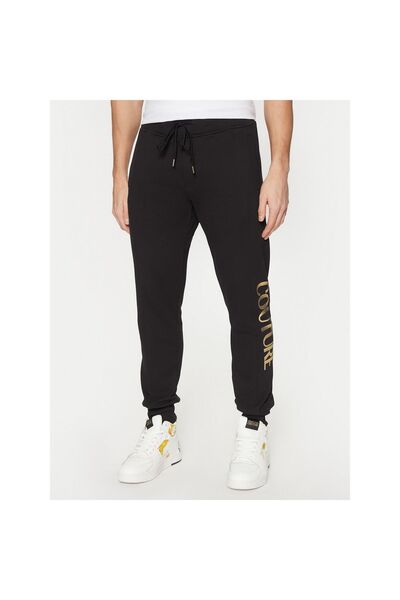 VERSACE JEANS COUTURE Ανδρικό Παντελόνι Φόρμας 78GAAT05 CF01T Μαύρο