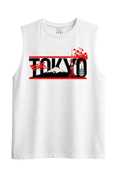 Rabona Fashion Tokyo Cityscape Tank Top
