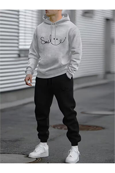 valeriae Calle 00 Urban Street Style 3 Threaded Rastered Sweatpants Set