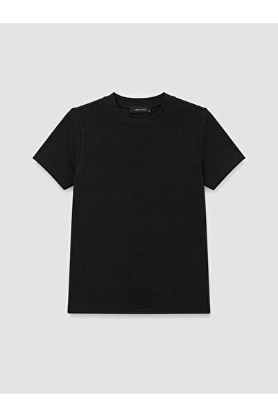 LC Waikiki Lcw Vision Black Soft Touch Women's T-Shirt
