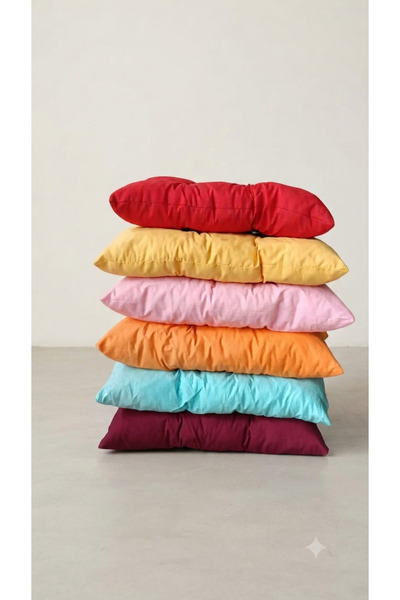 MoMMe SANDALYE MİNDERİ 40*40 CM BAĞCIKLI 6 ADET RENKLİ