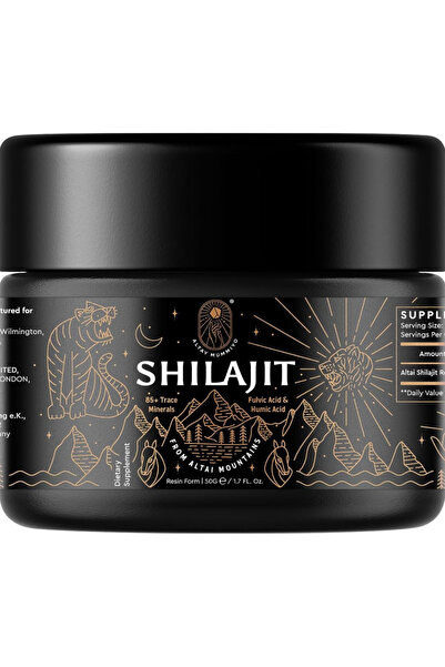 ALTAY MUMMIYO Herbal Shilajit Resin with Fulvic Acid & Trace Minerals, Origin...