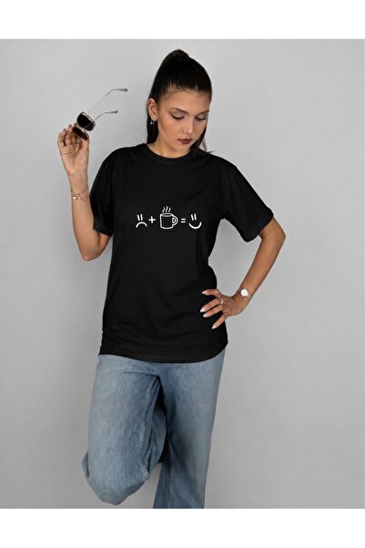 Krays Unisex Humorous Design for Coffee Lovers, Loose and Comfortable Fit, Sh...