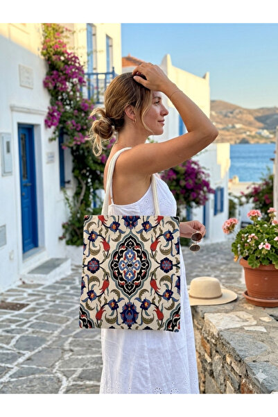 Gamy Crafts Ethnic Tapestry Woven Canvas Bag - Woven Shoulder Bag with Rope S...