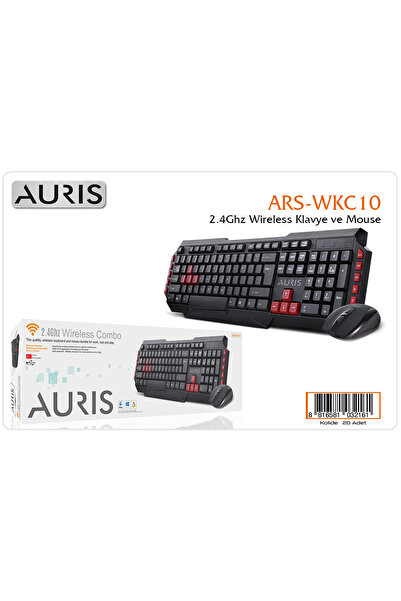 Auris KABLOSUZ OYUNCU KLAVYE VE MOUSE SETİ