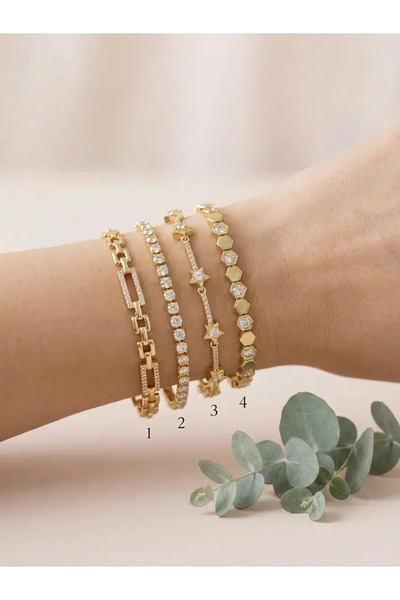 Premium Luxury Gold Çelik Bileklik Serisi