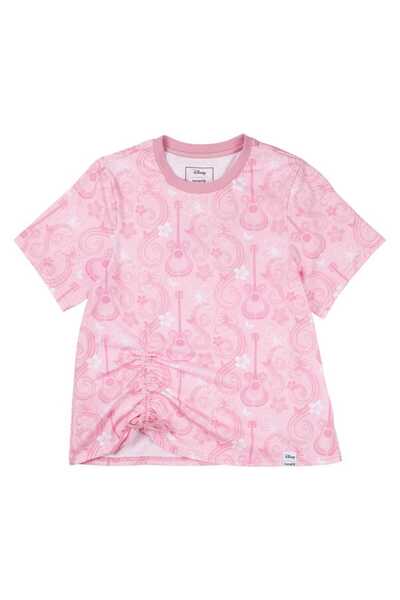 Loungefly Tricou unisex Disney by Hannah Montana, 100% bumbac, roz, 2XL