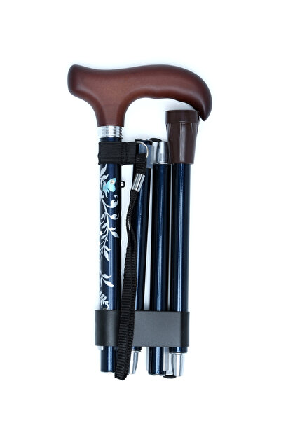 handanca 606SAW Taşlı Katlanır Baston