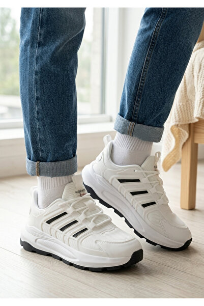 RUN EASY Men's Memory Foam Walking Shoes | Lightweight Breathable Casual Snea...