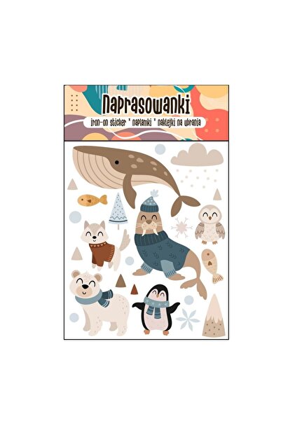 Cass Film Naprasowanki termo animale arctice multicolor 14,5x19,5cm