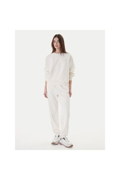 Guess Pantaloni de trening pentru femei V5BB23KCX22 Alb