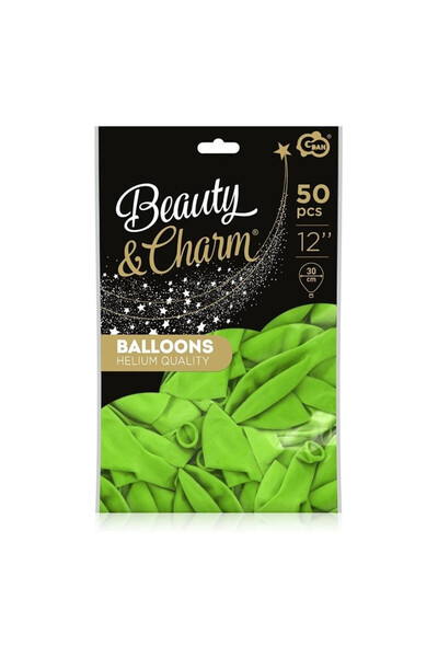 Godan Baloane Beauty&Charm pastel, latex, 30 cm, compatibile cu heliu, Multic...