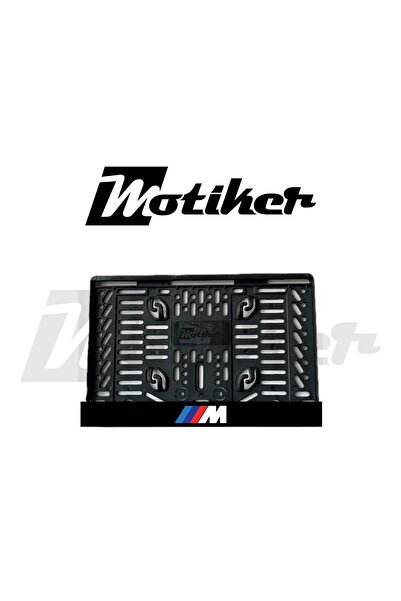 Motiker Pleksi Plakalık BMW M Logosu Tasarımlı Motosiklet Plakalık Modeli