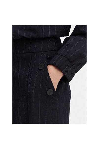 French Connection Pantaloni de damă din material textil 749A3 Bleumarin