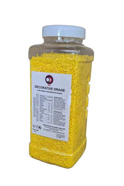 DGN Vermicelli decorativi galbeni din zahăr 750g